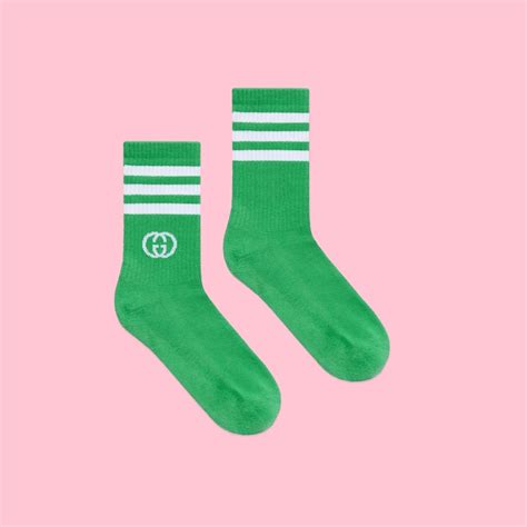 gucci socks green|Gucci ankle socks women's.